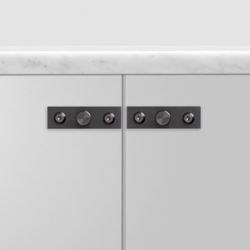 Buster + Punch Furniture Knob Plate Linear, detail