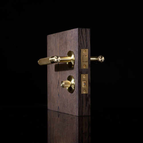 Buster + Punch Deadbolt Latch 57mm in Gun Metal detail