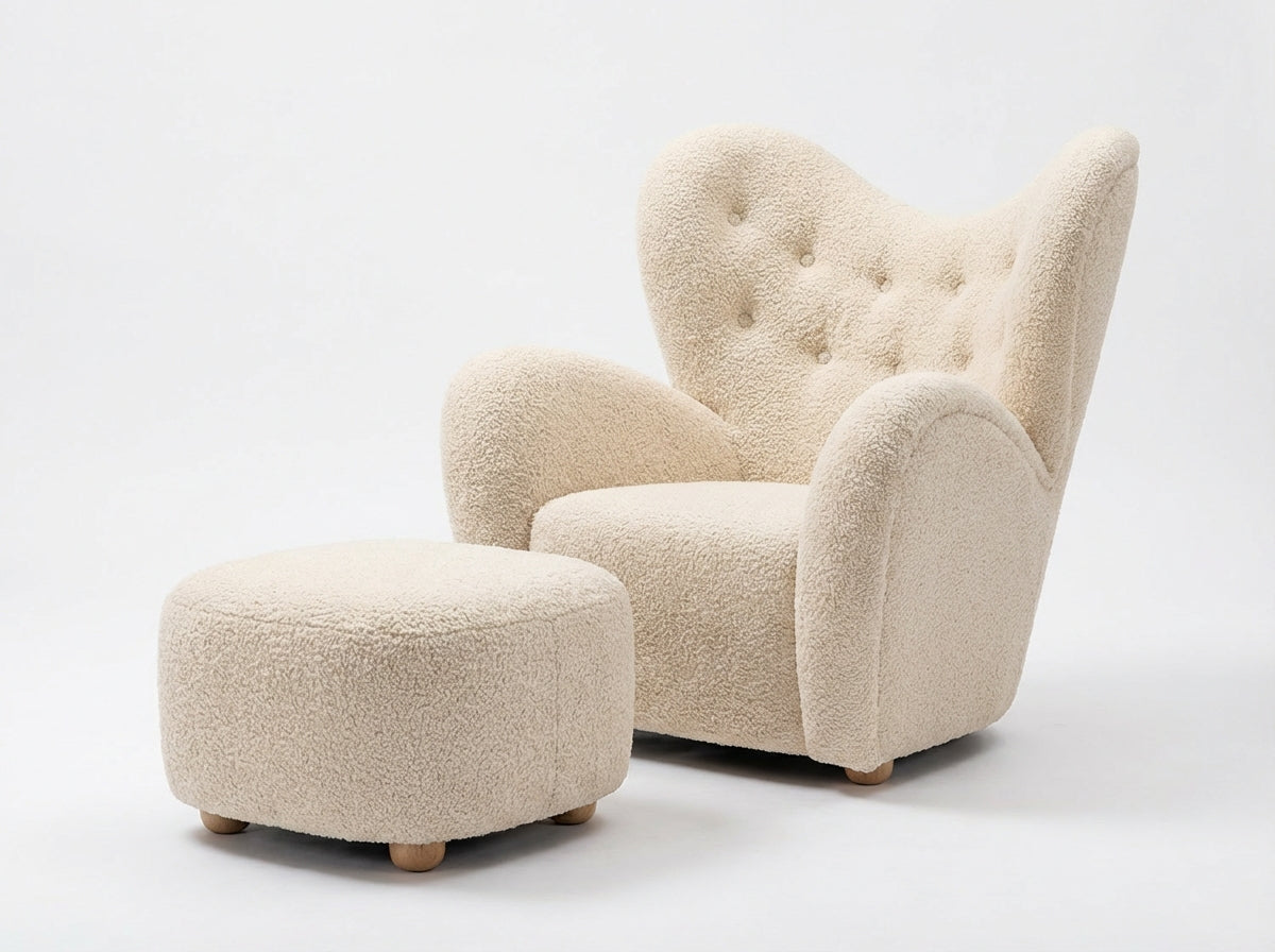Araco Atelier Teddy Armchair Vanilla
