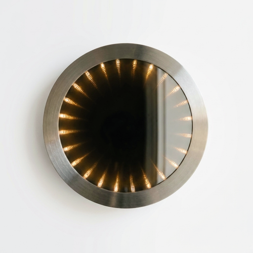 Araco Lumière Radiant Alara stainless steel mirror light