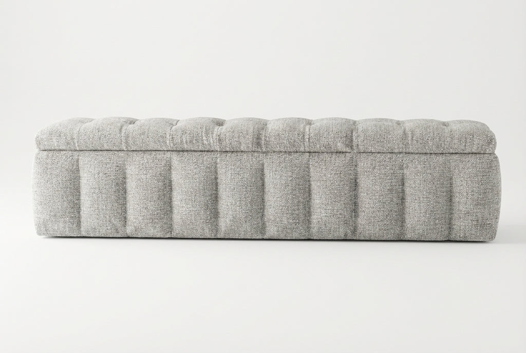 Araco Atelier Velour Bench Ashlar