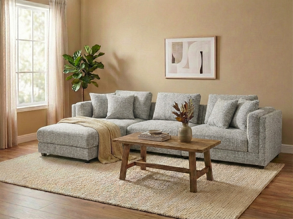 Araco Atelier Ollie 3 seater sofa in Ashlar fabric