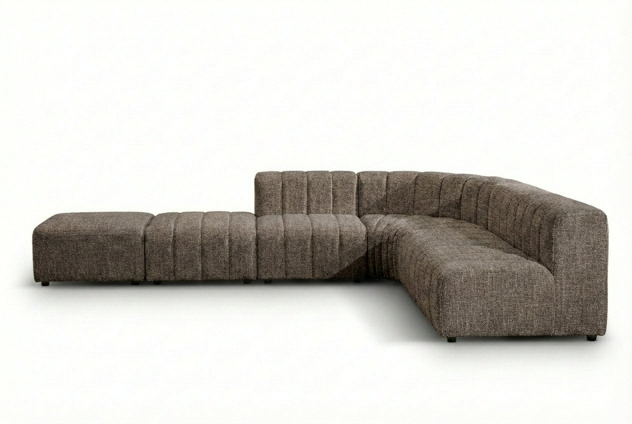 Araco Atelier Leo Corner Sofa Pebbles