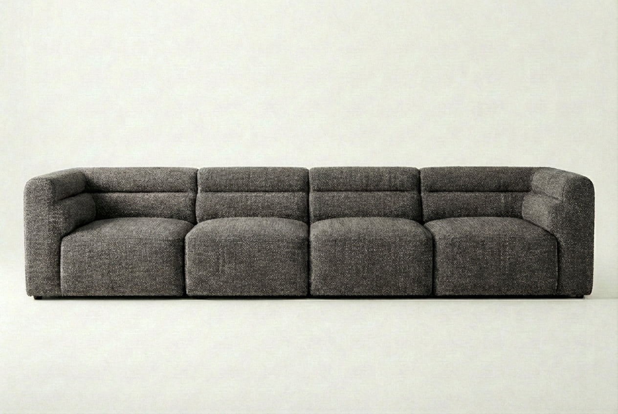 Araco Atelier Atlas 3 Seater Sofa Cinder