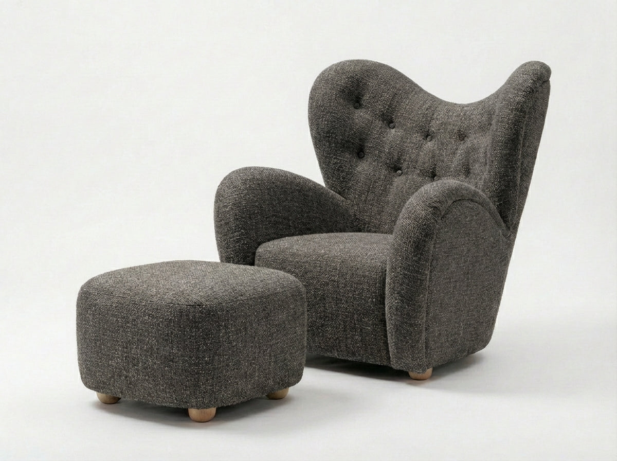 Araco Atelier Teddy Armchair Cinder