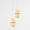 Araco Lumière Frozen Soven Alabaster Pendant Light
