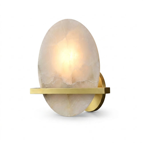 Araco Lumière Frozen Ciel square natural alabaster wall light