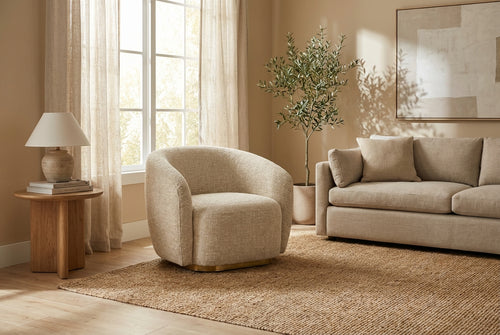 Araco Atelier Cleo armchair in Wicker fabric