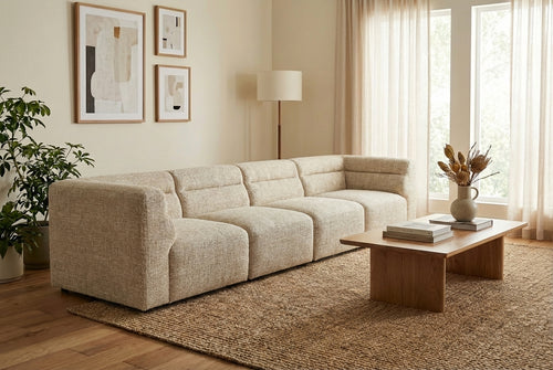 Araco Atelier Atlas 3 seater sofa in Wicker fabric