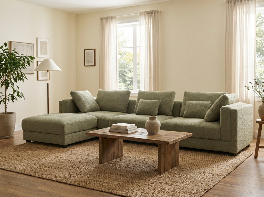 Araco Atelier Ollie 3 seater sofa in Laurel fabric