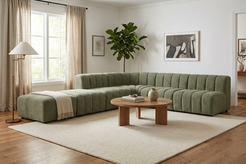 Araco Atelier Leo corner sofa in Laurel fabric