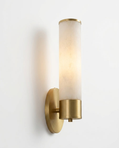 Araco Lumière Frozen Beam compact natural alabaster wall light