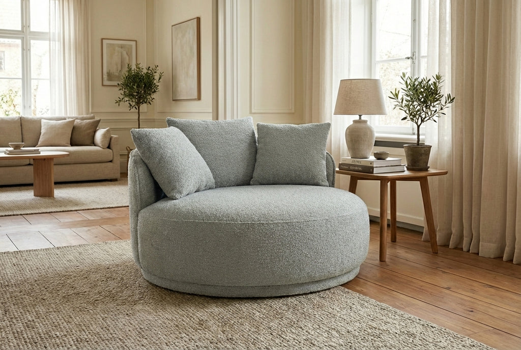 Araco Atelier Otis armchair in Mistral fabric