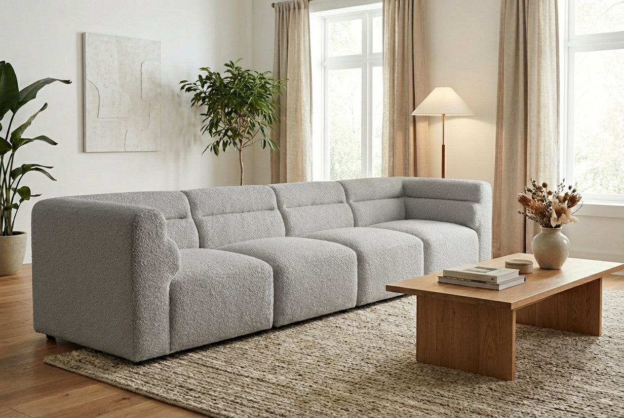 Araco Atelier Atlas 3 seater sofa in Mistral fabric