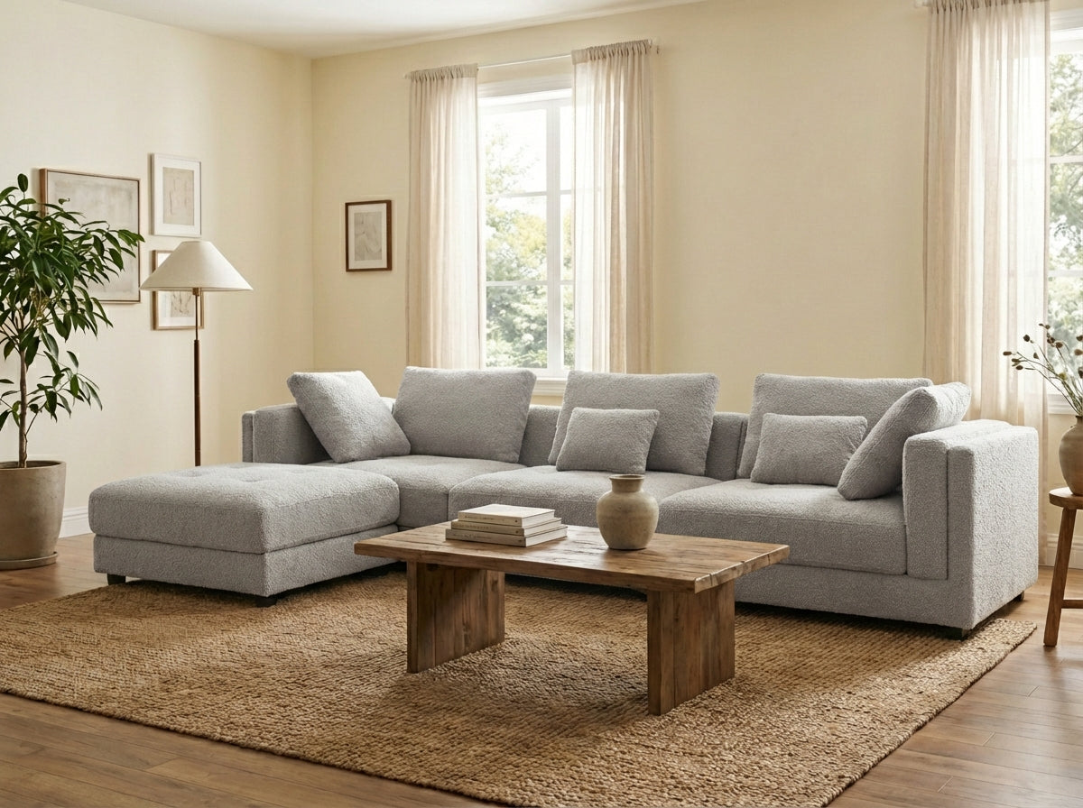 Araco Atelier Ollie 3 seater sofa in Mistral fabric