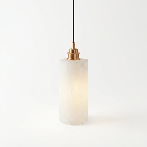Araco Lumière Frozen Voss small natural alabaster pendant light