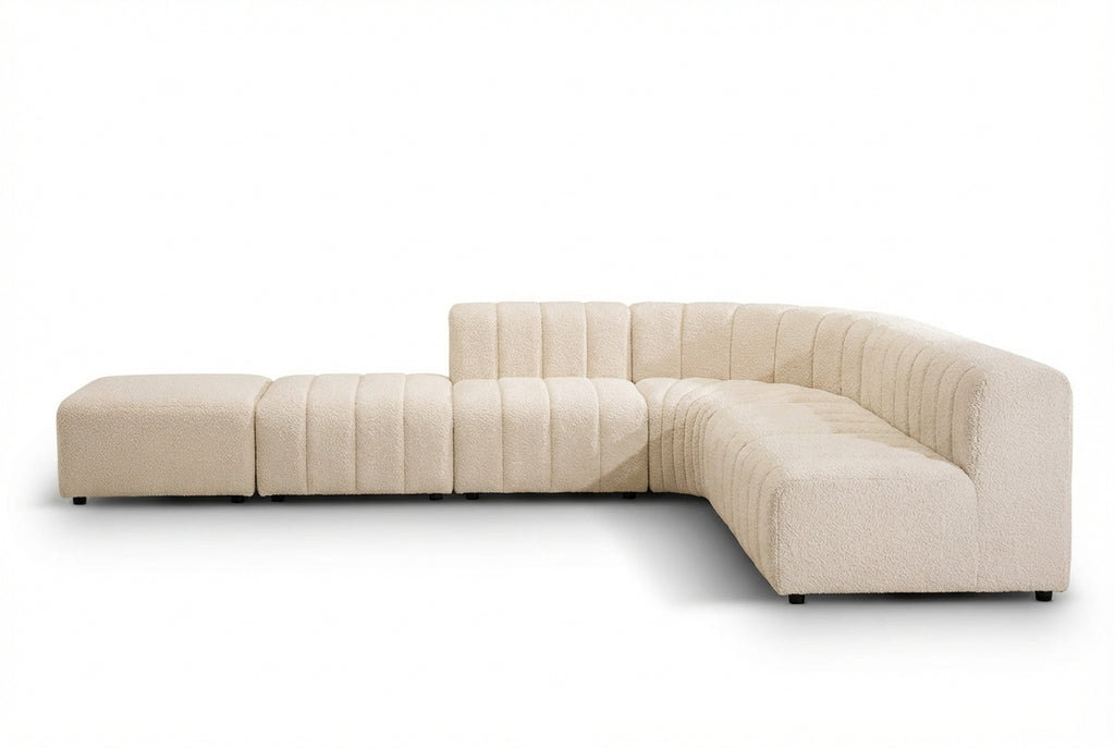Araco Atelier Leo Corner Sofa Vanilla