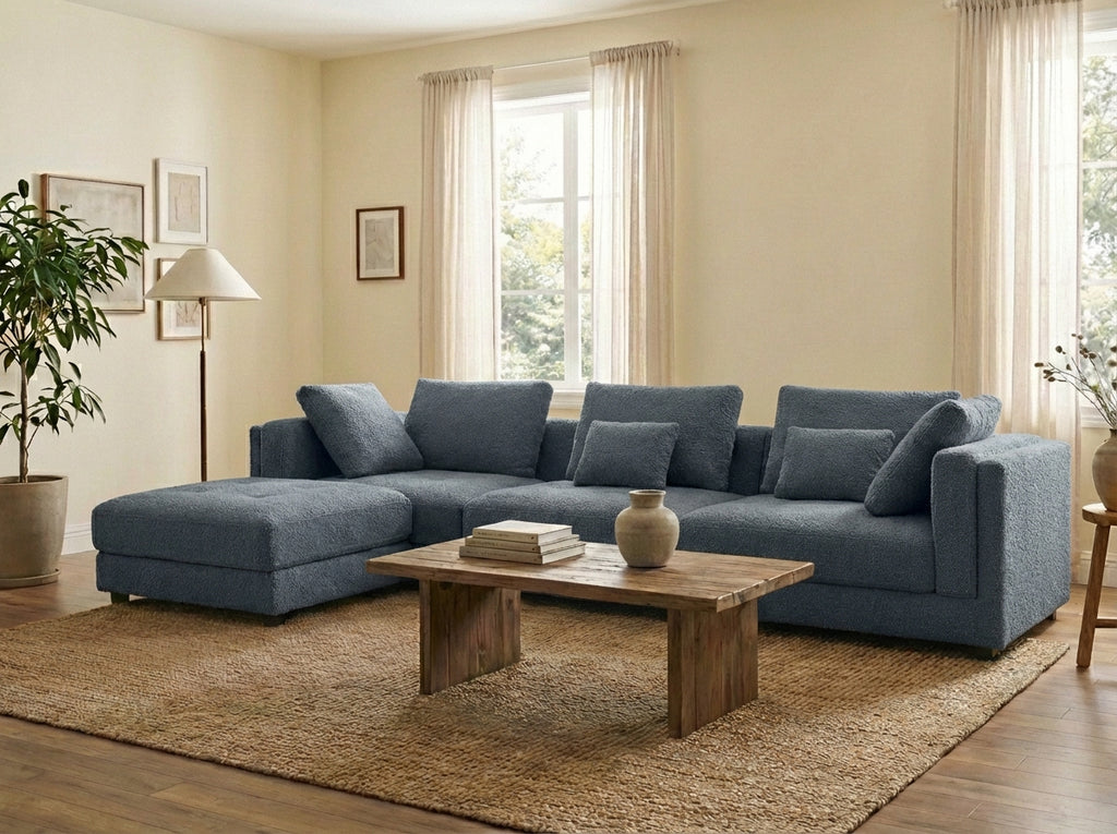 Araco Atelier Ollie 3 seater sofa in Spindle fabric