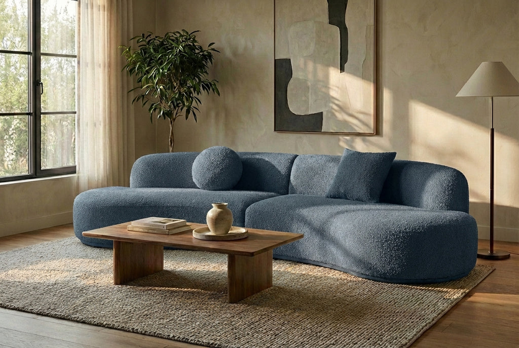 Araco Atelier Coco 4 seater sofa in Spindle fabric