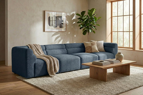 Araco Atelier Atlas 3 seater sofa in Spindle fabric