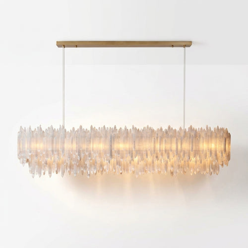 Araco Lumière Radiant Marlowe selenite pendant light