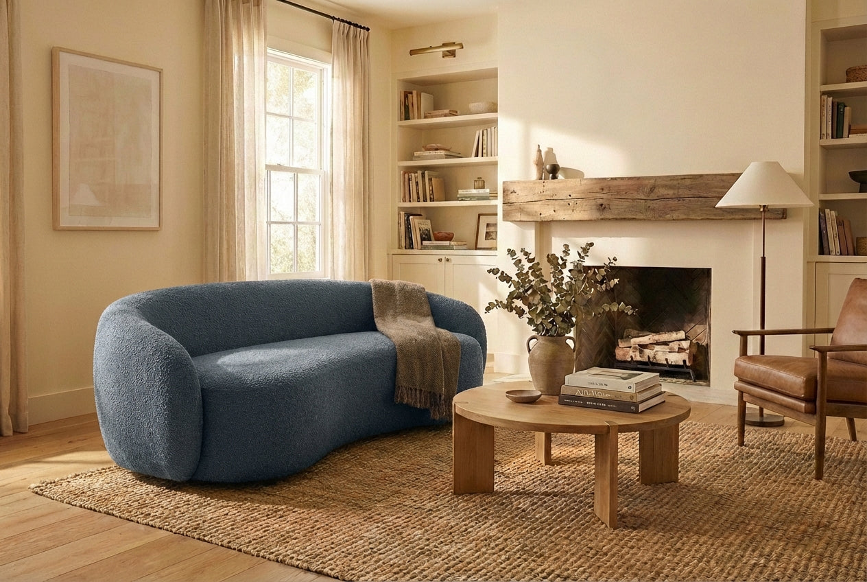 Araco Atelier Willow 3 seater sofa in Spindle fabric