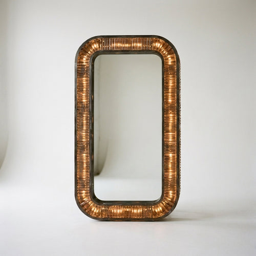 Araco Lumière Radiant Verona stainless steel LED mirror light