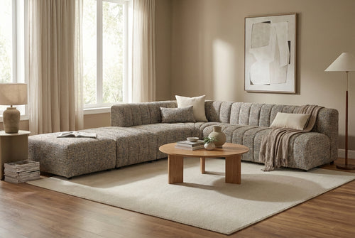 Araco Atelier Leo corner sofa in Speckle fabric