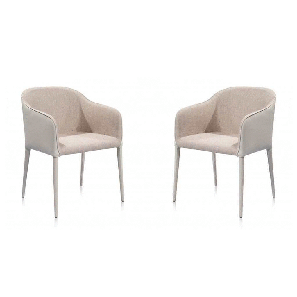 Tommy Franks Salcita cream armchairs, alternate view