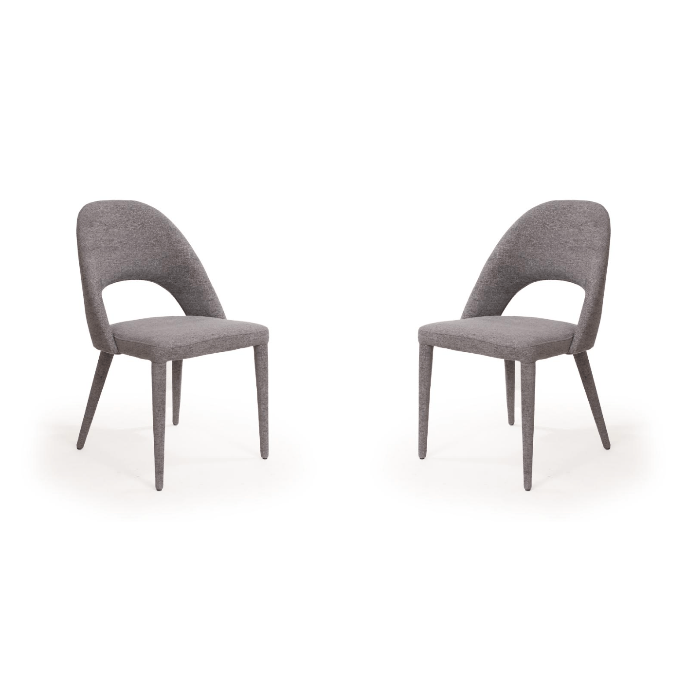 Tommy Franks Van quartz grey dining chairs, alternate view