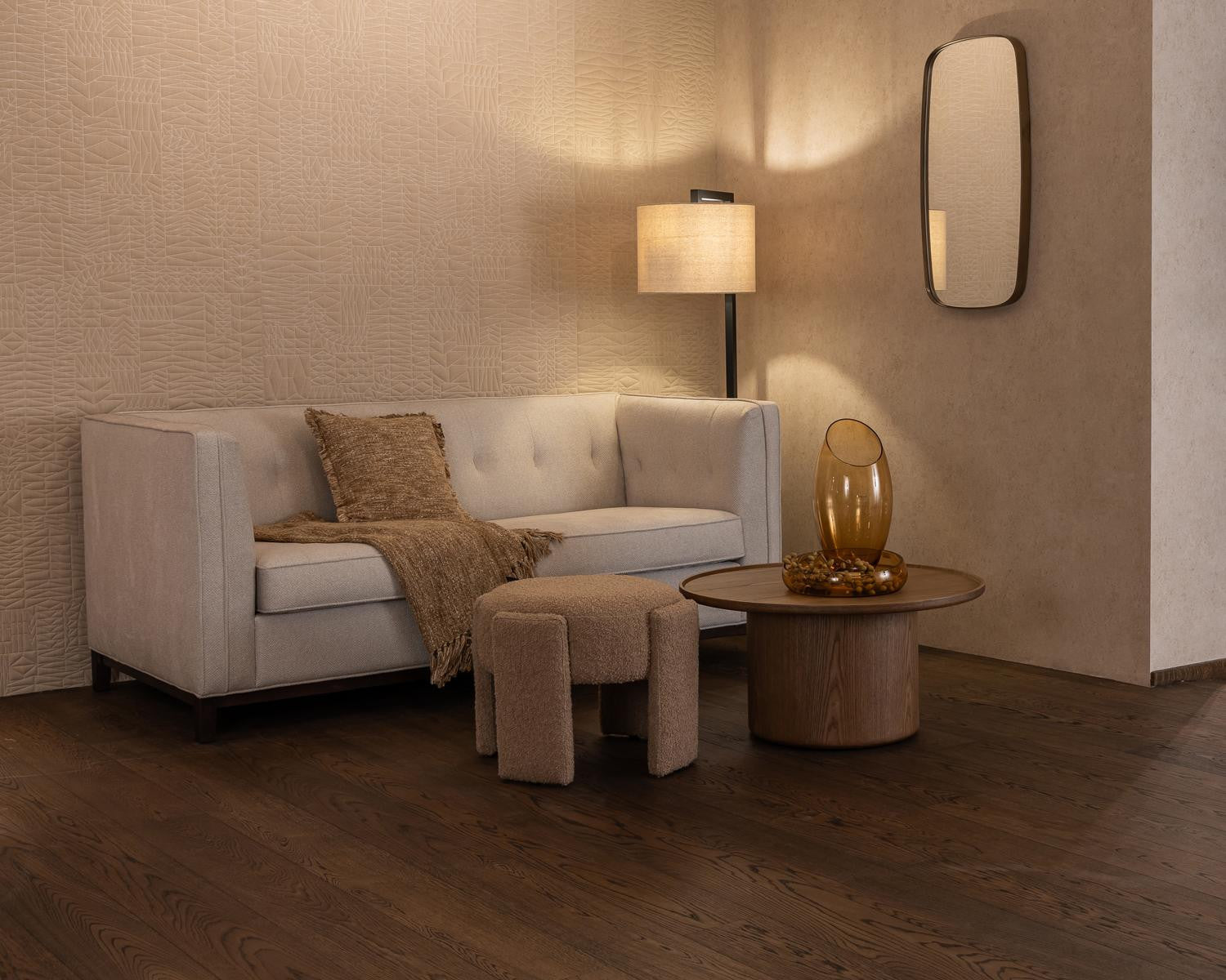 LAGOS sleeping sofa in a guest room setting