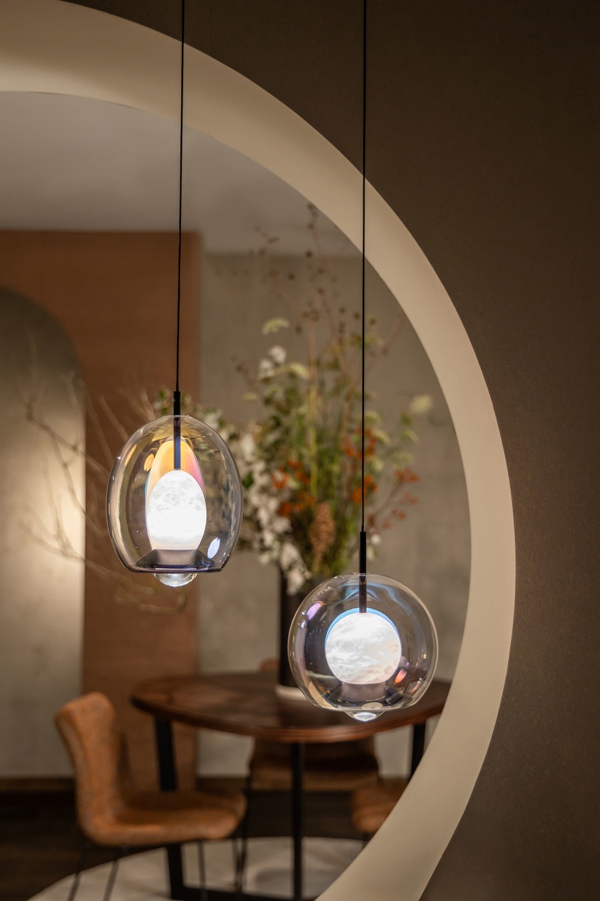 Dôme Deco OTIS Pendant II styled in a luxury interior | Araco Interiors