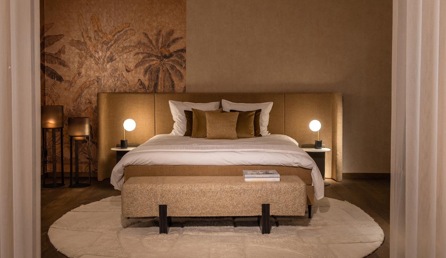 Dôme Deco MARCONI Table Lamp styled in a luxury interior | Araco Interiors