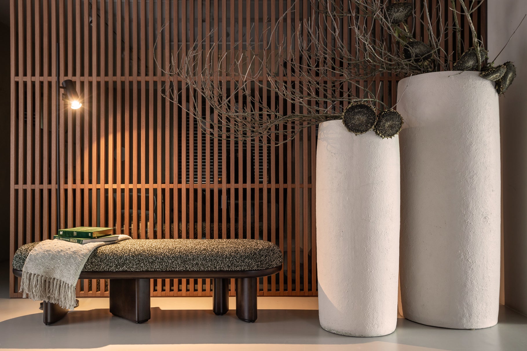 Dôme Deco COSANI Floor Lamp styled in a luxury interior | Araco Interiors