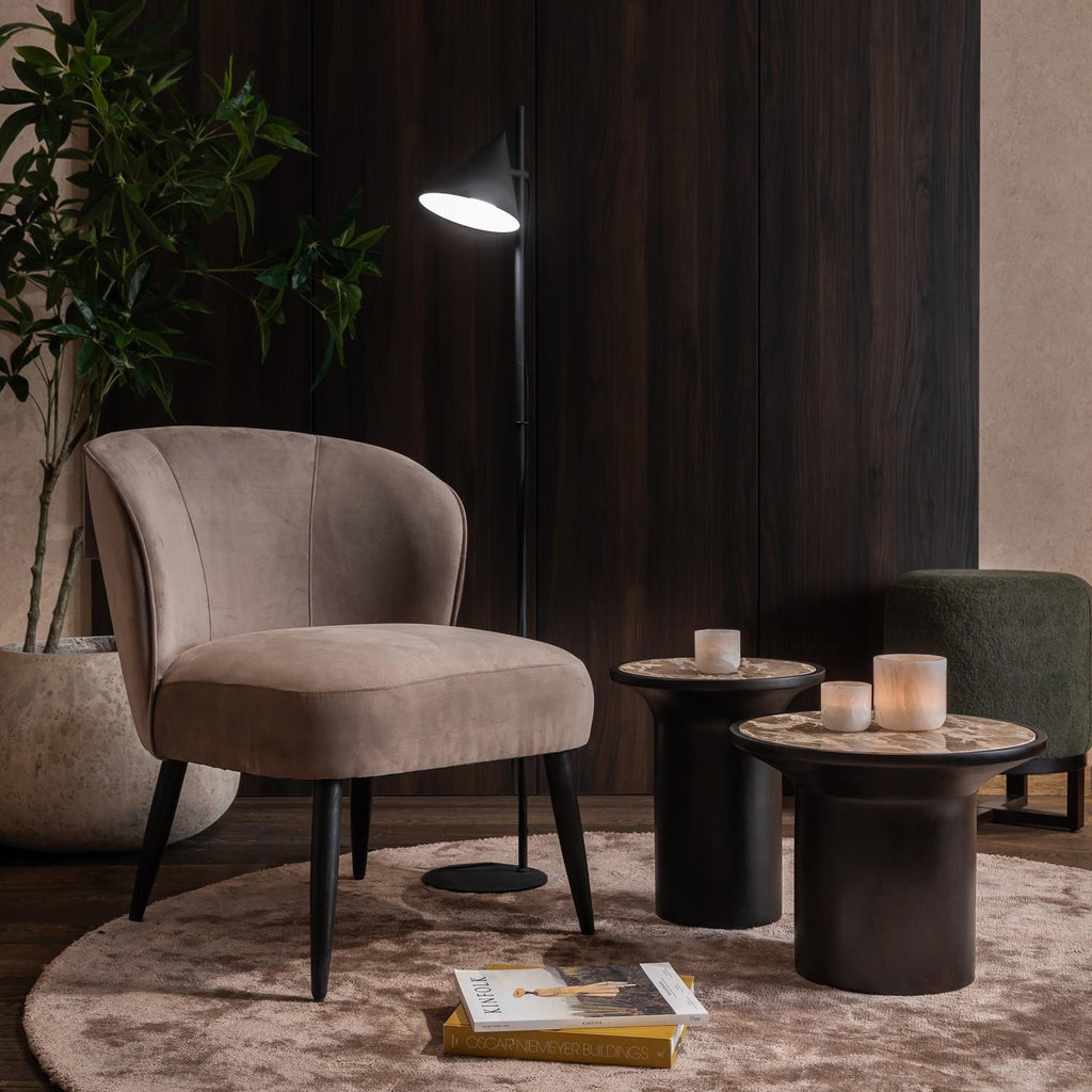 Dôme Deco ALBERTI Floor Lamp styled in a luxury interior | Araco Interiors