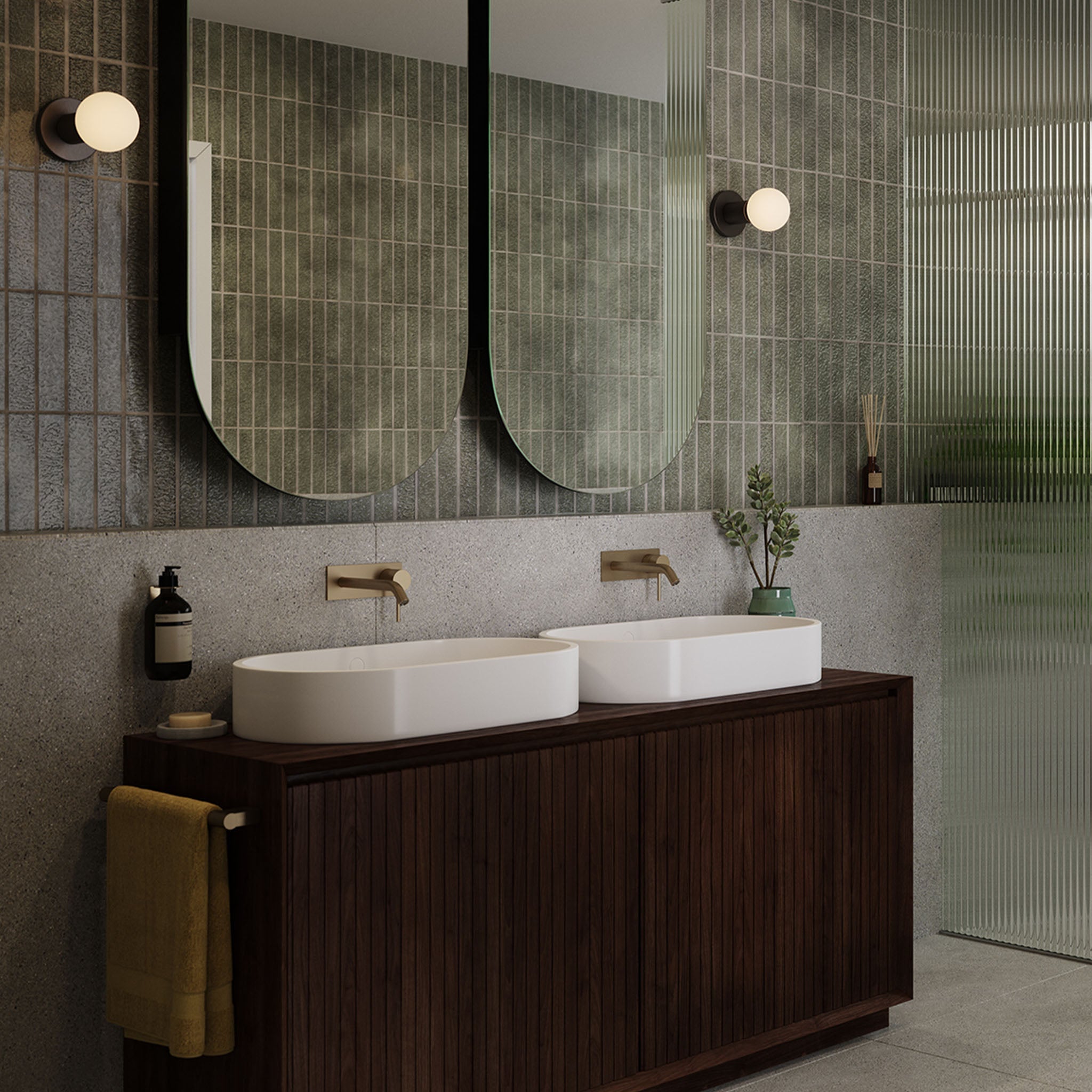 Tala Lochan Wall Light in Graphite (view 2)