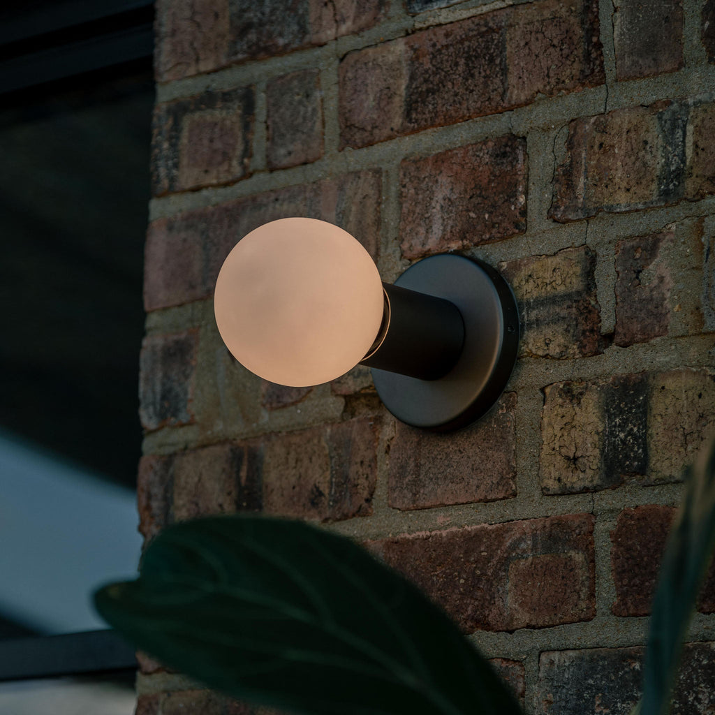 Tala Lochan Wall Light in Graphite + Sphere III (view 3)