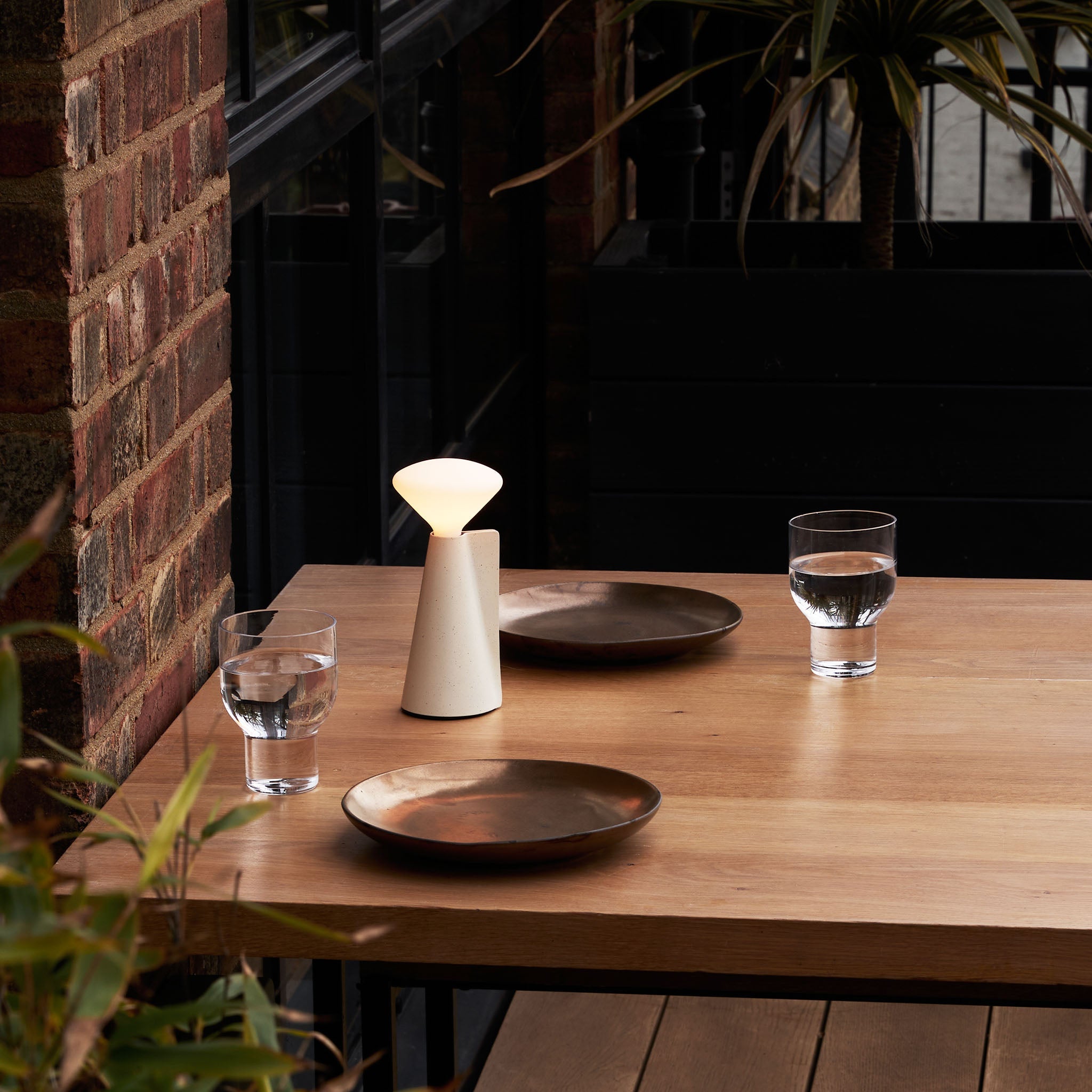 Tala Mantle Portable Lamp in Stone White