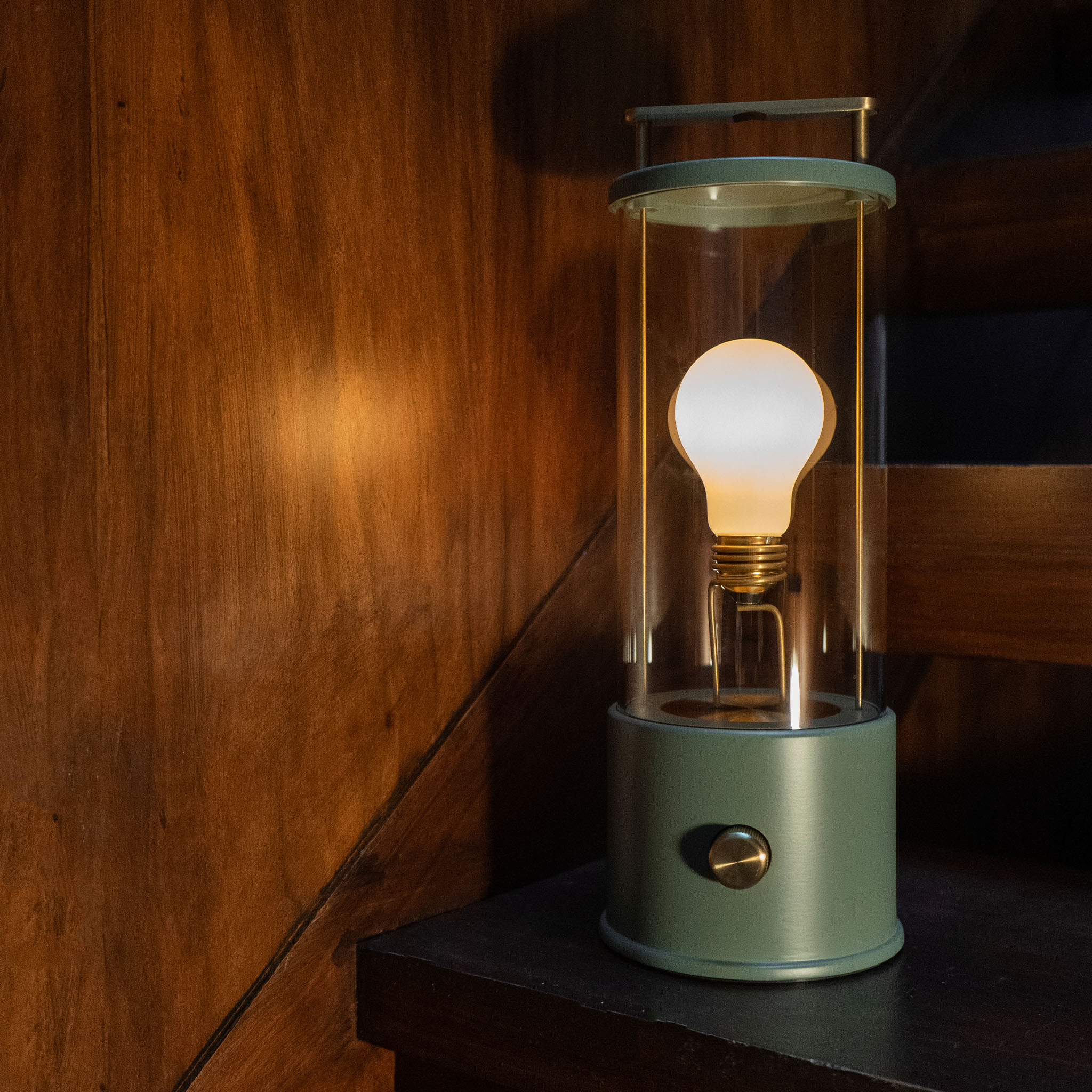 Tala The Muse Portable Lamp in Pleasure Garden Green in a styled interior setting (view 4)