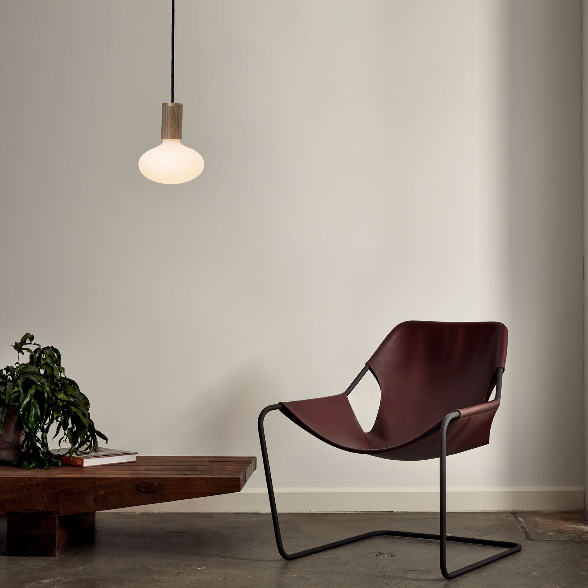 Tala Oval Pendant Light in Oak