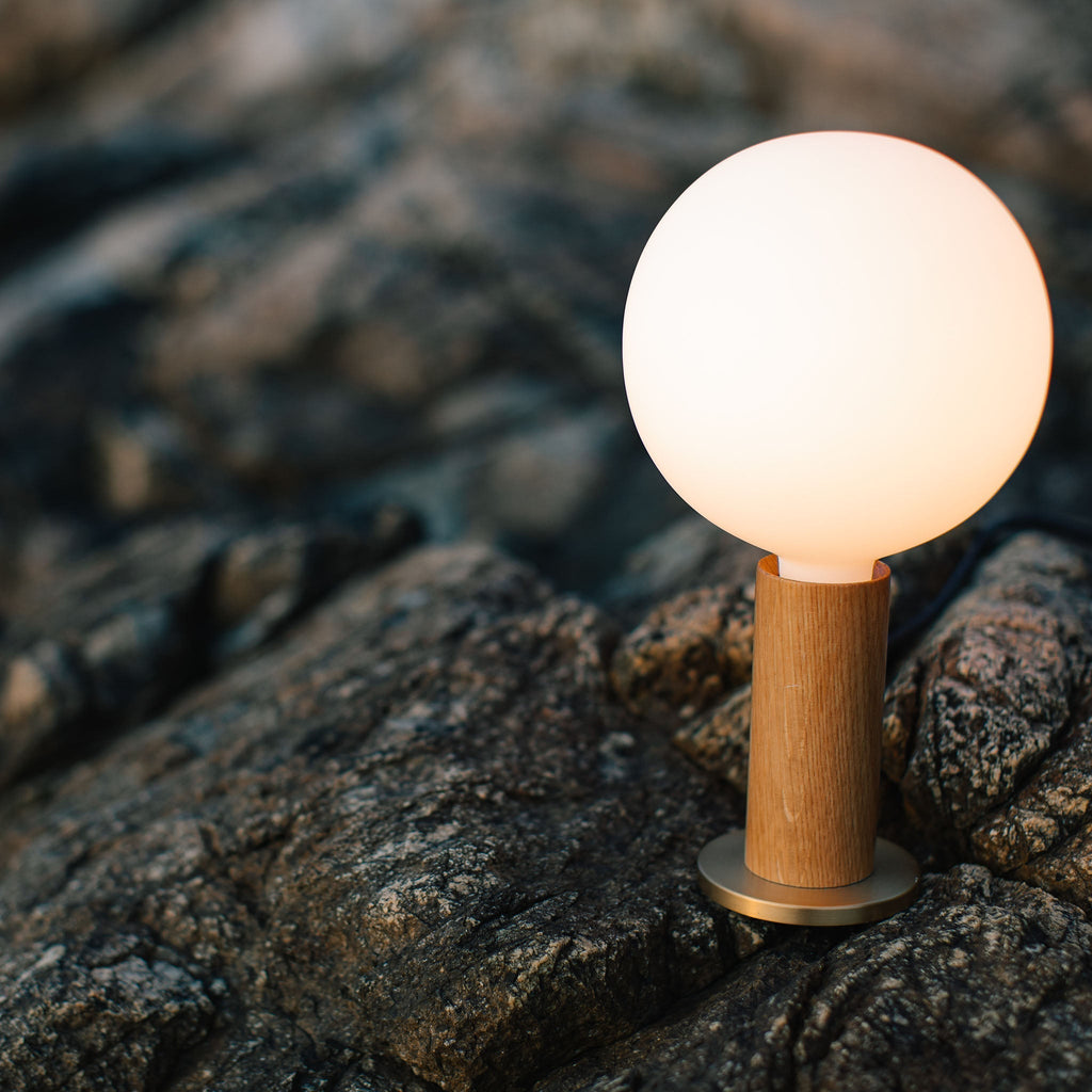 Tala Knuckle Table Lamp in Walnut (view 3)