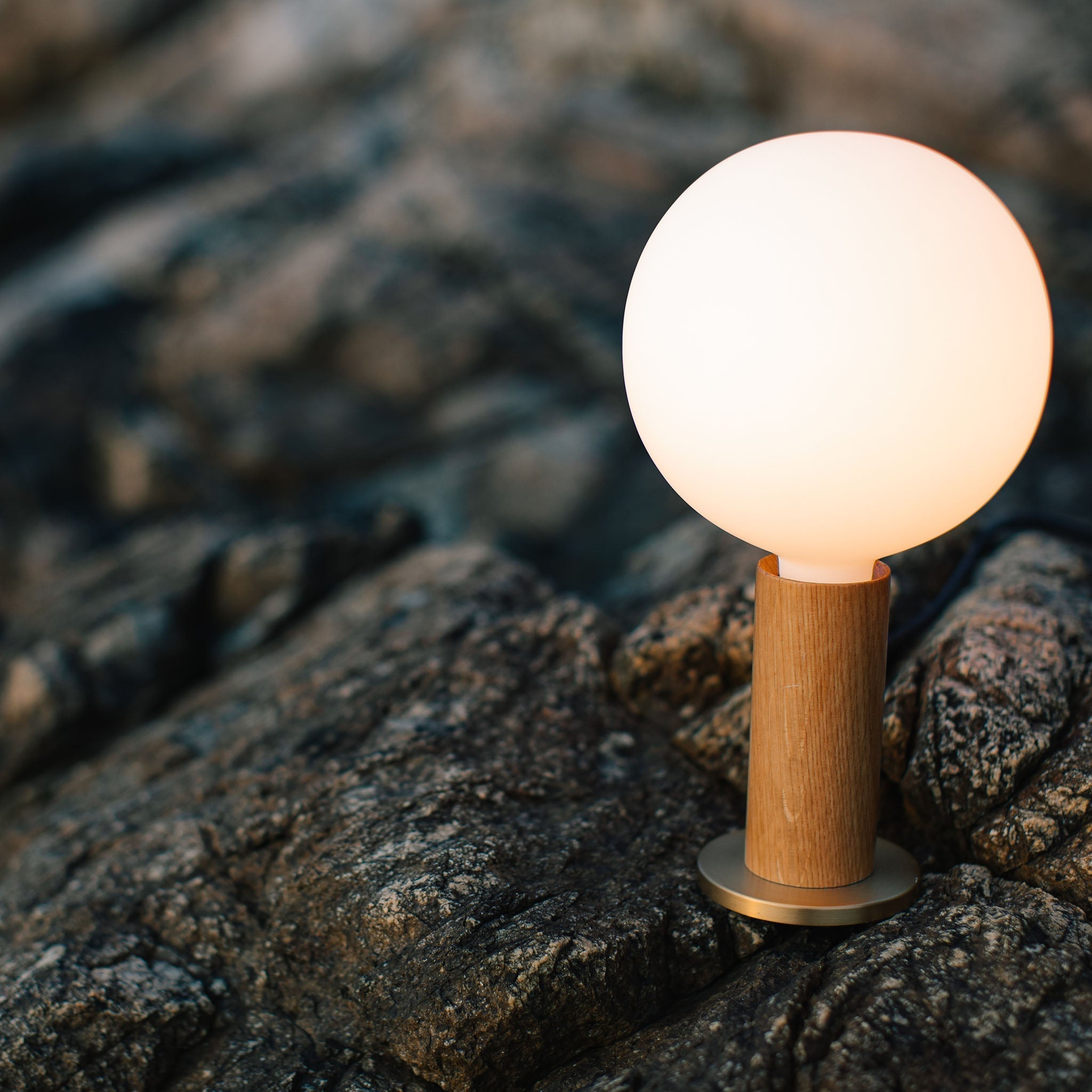 Tala Knuckle Table Lamp in Walnut (view 3)