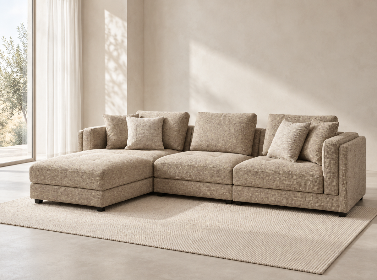 Araco Atelier Ollie 3 Seater Sofa Wicker