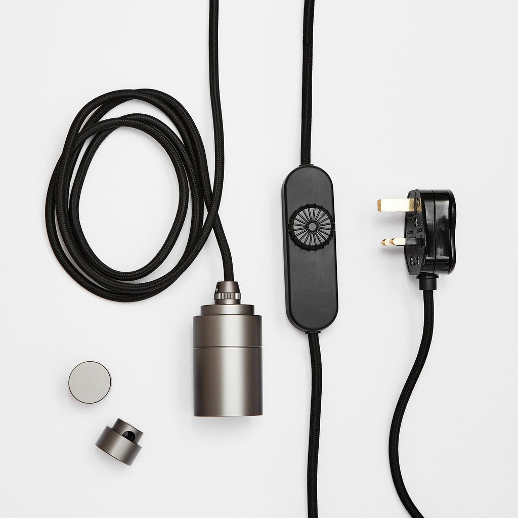 Tala Sphere IV Plug-In Pendant in Graphite (view 3)