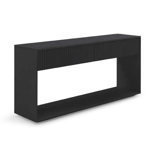 Tommy Franks Costine black console table, alternate view