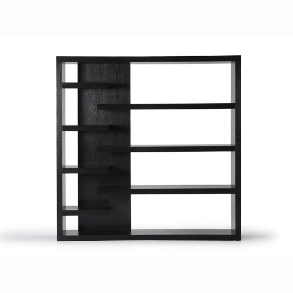 Tommy Franks Fiocchi black oak bookshelf, alternate view