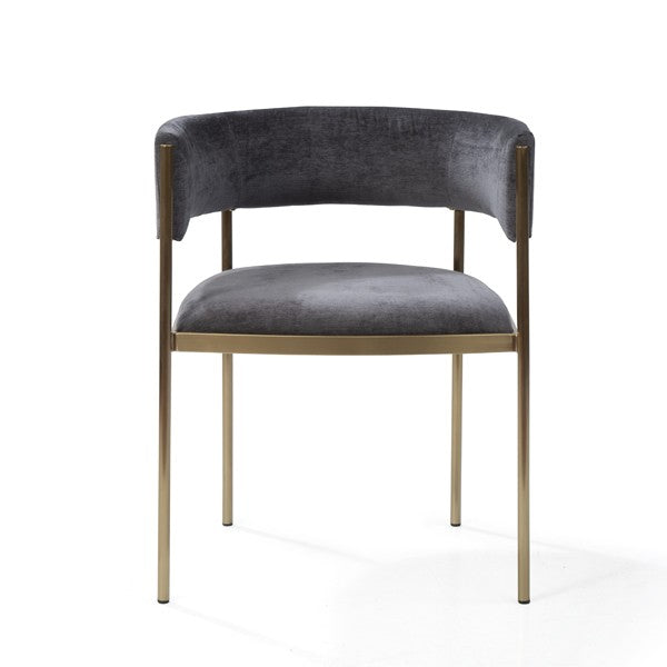 Envie II Dining Chair - Set of 2 - Giselle Dark Charcoal