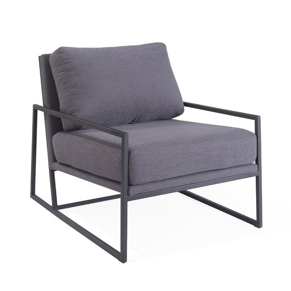 Tommy Franks Newell charcoal lounge chair, alternate view