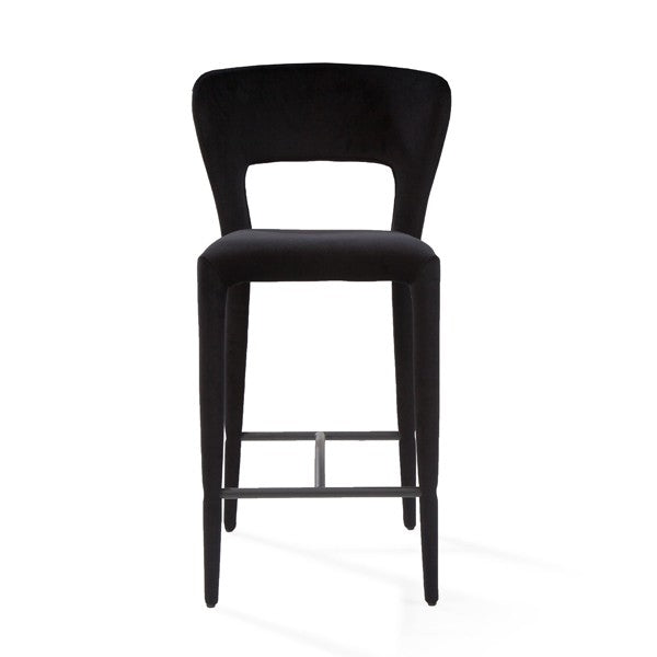 Tommy Franks Pari I Black Vanity bar stool, alternate view