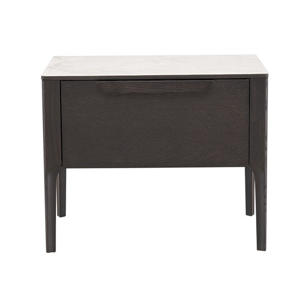 Palmetto - Bedside Table/Nightstand - Grey Wash Oak